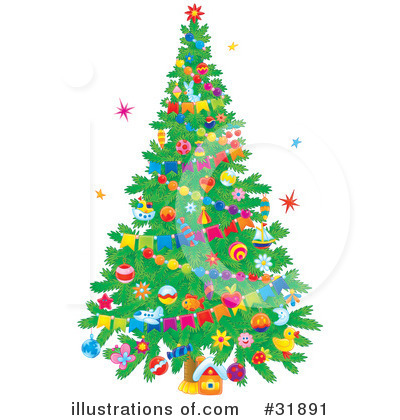 Royalty-Free (RF) Christmas Clipart Illustration by Alex Bannykh - Stock Sample #31891