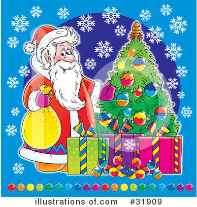 Royalty-Free (RF) Christmas Clipart Illustration by Alex Bannykh - Stock Sample #31909