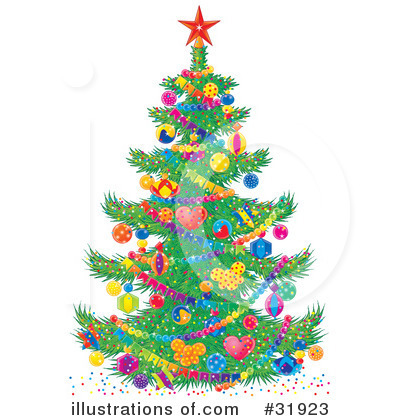 Royalty-Free (RF) Christmas Clipart Illustration by Alex Bannykh - Stock Sample #31923