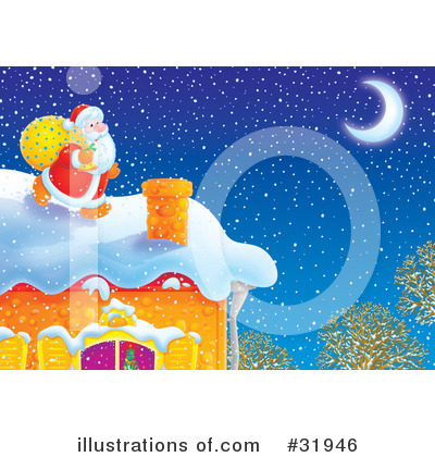 Royalty-Free (RF) Christmas Clipart Illustration by Alex Bannykh - Stock Sample #31946