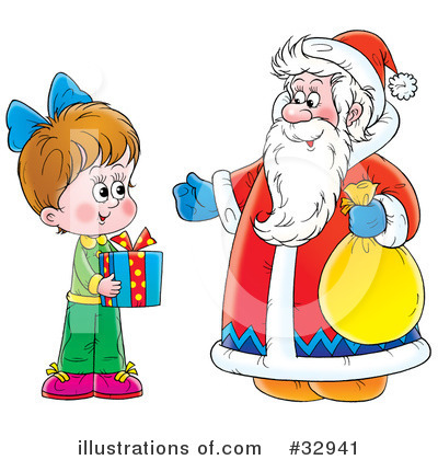 Royalty-Free (RF) Christmas Clipart Illustration by Alex Bannykh - Stock Sample #32941