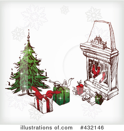 Royalty-Free (RF) Christmas Clipart Illustration by Eugene - Stock Sample #432146
