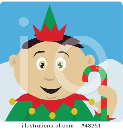 Royalty-Free (RF) Christmas Clipart Illustration by Dennis Holmes Designs - Stock Sample #43251