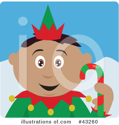 Royalty-Free (RF) Christmas Clipart Illustration by Dennis Holmes Designs - Stock Sample #43260