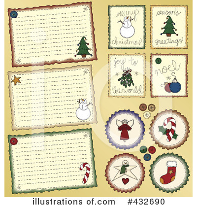 Royalty-Free (RF) Christmas Clipart Illustration by inkgraphics - Stock Sample #432690