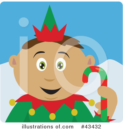 Royalty-Free (RF) Christmas Clipart Illustration by Dennis Holmes Designs - Stock Sample #43432