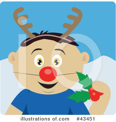 Royalty-Free (RF) Christmas Clipart Illustration by Dennis Holmes Designs - Stock Sample #43451