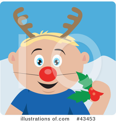 Royalty-Free (RF) Christmas Clipart Illustration by Dennis Holmes Designs - Stock Sample #43453