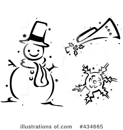 Snowflakes Clipart #434665 by BNP Design Studio