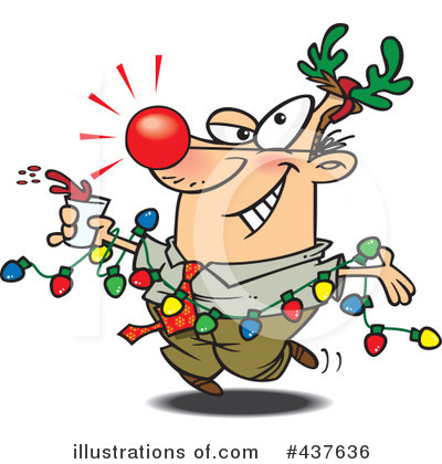 Royalty-Free (RF) Christmas Clipart Illustration by toonaday - Stock Sample #437636