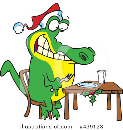 Crocodile Clipart #439123 by toonaday