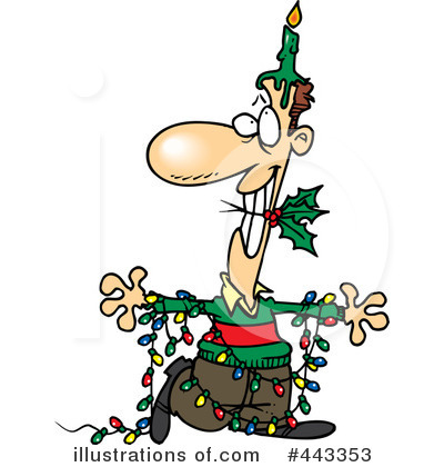 Royalty-Free (RF) Christmas Clipart Illustration by toonaday - Stock Sample #443353