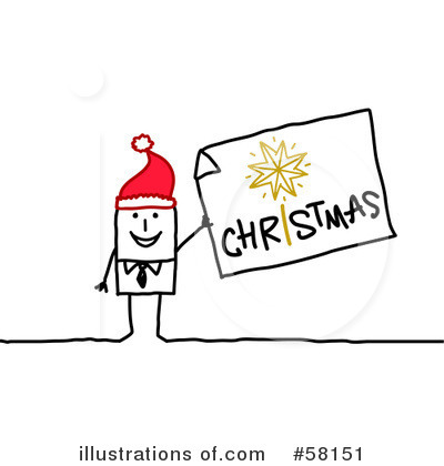 Royalty-Free (RF) Christmas Clipart Illustration by NL shop - Stock Sample #58151