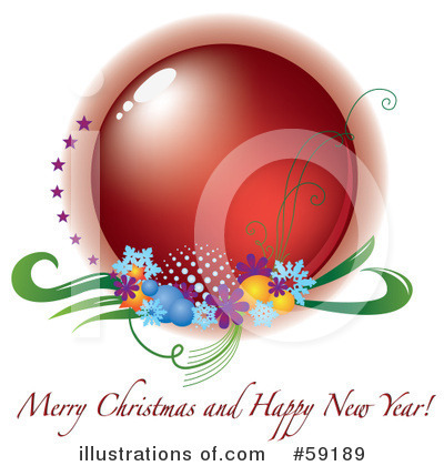 Christmas Greeting Clipart #59189 by Eugene