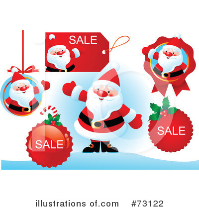 Royalty-Free (RF) Christmas Clipart Illustration by Pushkin - Stock Sample #73122