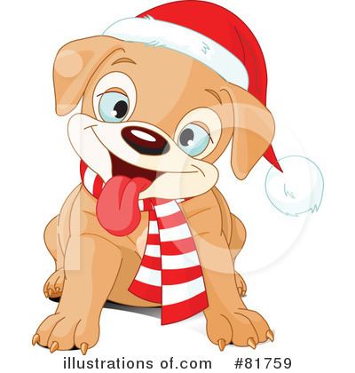 Christmas Puppy Clipart #81759 by Pushkin