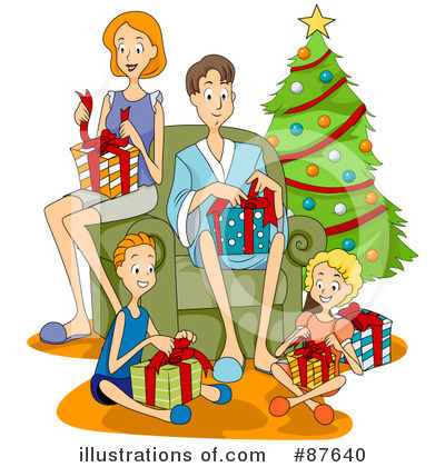Royalty-Free (RF) Christmas Clipart Illustration by BNP Design Studio - Stock Sample #87640