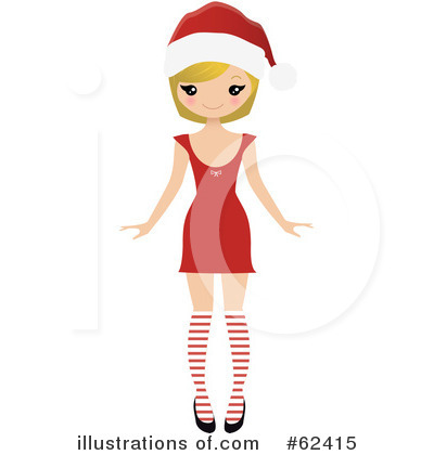 Royalty-Free (RF) Christmas Clothes Clipart Illustration by Melisende Vector - Stock Sample #62415
