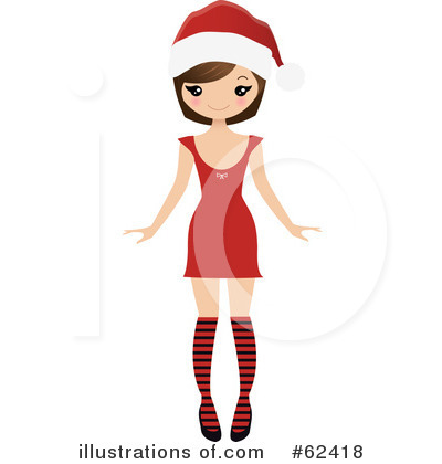 Royalty-Free (RF) Christmas Clothes Clipart Illustration by Melisende Vector - Stock Sample #62418