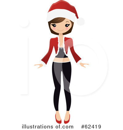 Royalty-Free (RF) Christmas Clothes Clipart Illustration by Melisende Vector - Stock Sample #62419