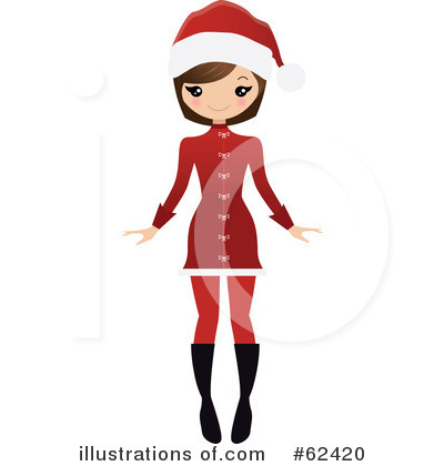 Royalty-Free (RF) Christmas Clothes Clipart Illustration by Melisende Vector - Stock Sample #62420