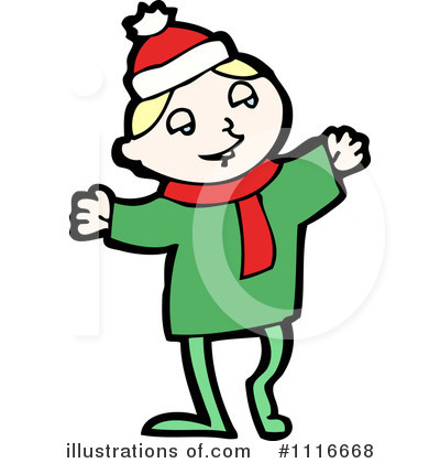 Christmas Elf Clipart #1116668 by lineartestpilot
