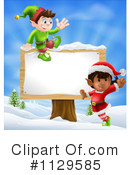 Christmas Elf Clipart #1129585 by AtStockIllustration