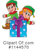 Christmas Elf Clipart #1144570 by visekart