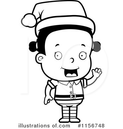 Royalty-Free (RF) Christmas Elf Clipart Illustration by Cory Thoman - Stock Sample #1156748