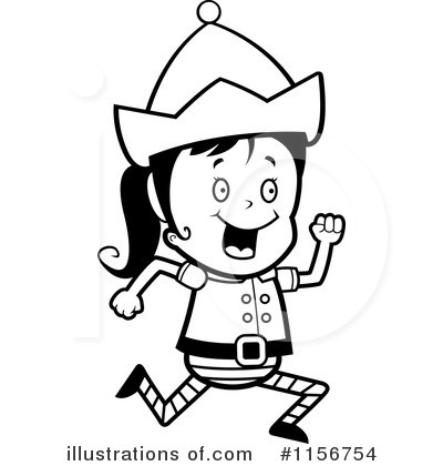 Royalty-Free (RF) Christmas Elf Clipart Illustration by Cory Thoman - Stock Sample #1156754