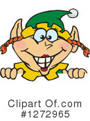 Christmas Elf Clipart #1272965 by Dennis Holmes Designs
