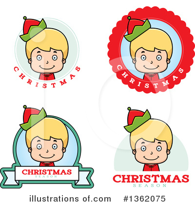 Royalty-Free (RF) Christmas Elf Clipart Illustration by Cory Thoman - Stock Sample #1362075