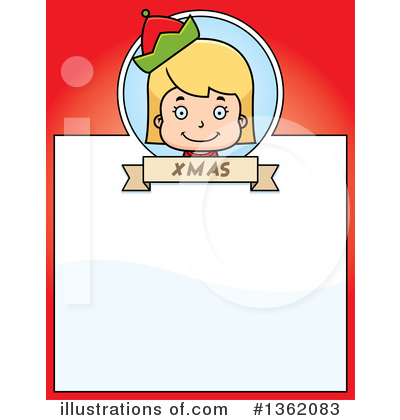 Royalty-Free (RF) Christmas Elf Clipart Illustration by Cory Thoman - Stock Sample #1362083
