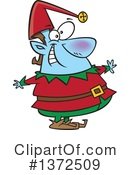 Christmas Elf Clipart #1372509 by toonaday