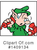 Christmas Elf Clipart #1409134 by Johnny Sajem