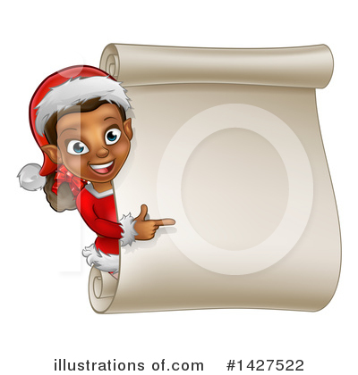 Royalty-Free (RF) Christmas Elf Clipart Illustration by AtStockIllustration - Stock Sample #1427522