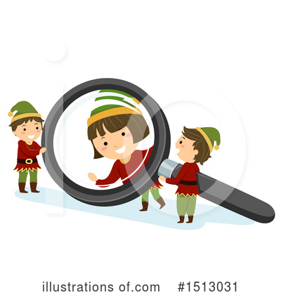 Royalty-Free (RF) Christmas Elf Clipart Illustration by BNP Design Studio - Stock Sample #1513031