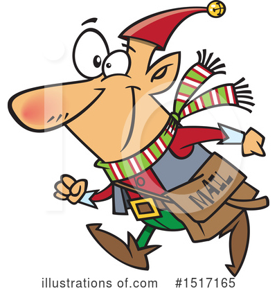 Royalty-Free (RF) Christmas Elf Clipart Illustration by toonaday - Stock Sample #1517165