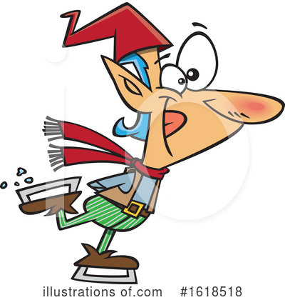 Royalty-Free (RF) Christmas Elf Clipart Illustration by toonaday - Stock Sample #1618518