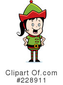 Christmas Elf Clipart #228911 by Cory Thoman