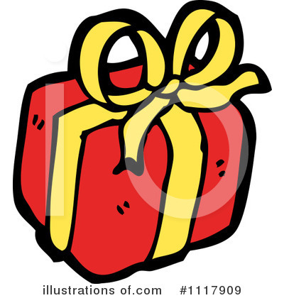 Christmas Present Clipart #1117909 by lineartestpilot