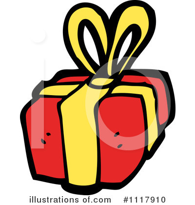 Royalty-Free (RF) Christmas Gift Clipart Illustration by lineartestpilot - Stock Sample #1117910