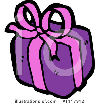 Royalty-Free (RF) Christmas Gift Clipart Illustration by lineartestpilot - Stock Sample #1117912