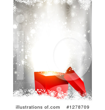 Royalty-Free (RF) Christmas Gift Clipart Illustration by KJ Pargeter - Stock Sample #1278709