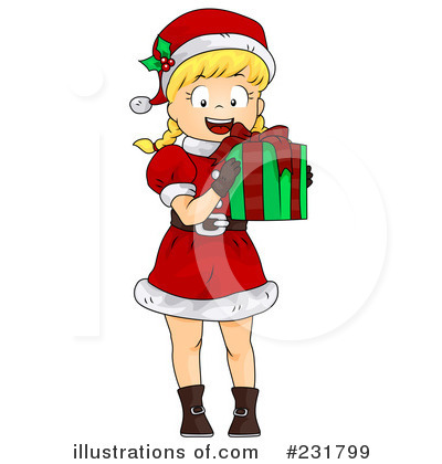 Royalty-Free (RF) Christmas Gift Clipart Illustration by BNP Design Studio - Stock Sample #231799