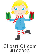 Christmas Girl Clipart #102393 by Rosie Piter