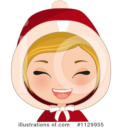 Royalty-Free (RF) Christmas Girl Clipart Illustration by Melisende Vector - Stock Sample #1129955