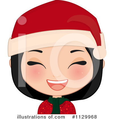 Royalty-Free (RF) Christmas Girl Clipart Illustration by Melisende Vector - Stock Sample #1129968