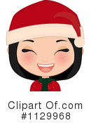 Christmas Girl Clipart #1129968 by Melisende Vector