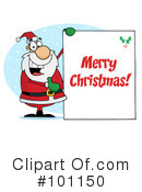 Christmas Greeting Clipart #101150 by Hit Toon